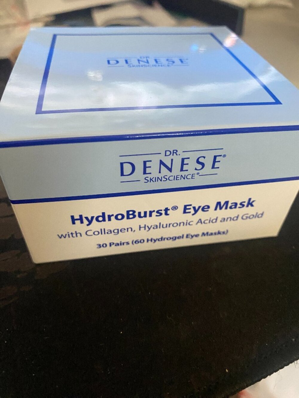 Dr Denese HydroBurst Eye Mask 30 Pairs Collagen, Hyaluronic acid gold NEW SEALED